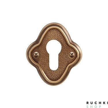 Накладка под цилиндр  ET 73 YB, Латунь состаренная, Val de fiori 