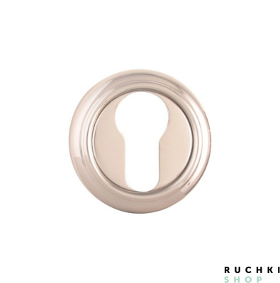 Накладка под цилиндр CUL 50V, Полированный хром, Melodia