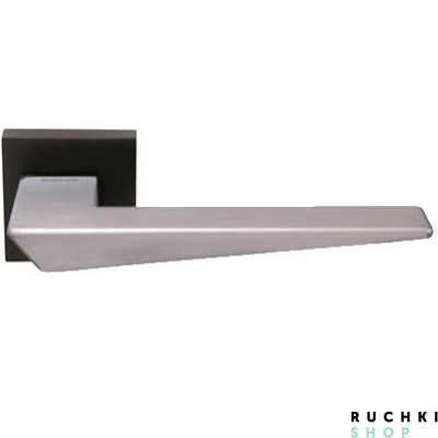 Ручка на розетке NAXOS 215 К, Матовый хром / черный, Forme