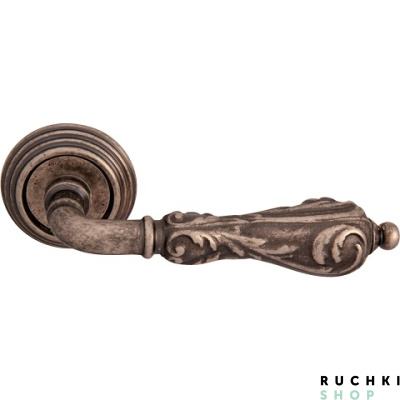 Ручка на розетке 50P LIBRA 229P, Античное серебро, Melodia