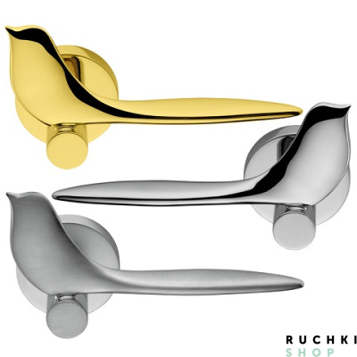 Ручка на розетке TWITTY, Полированный хром, Colombo  