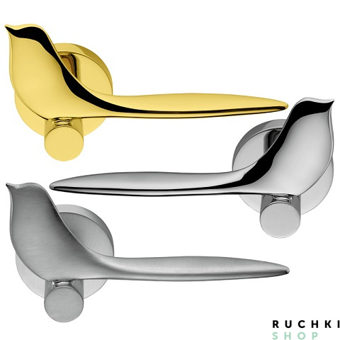 Ручка на розетке TWITTY, Полированный хром, Colombo  