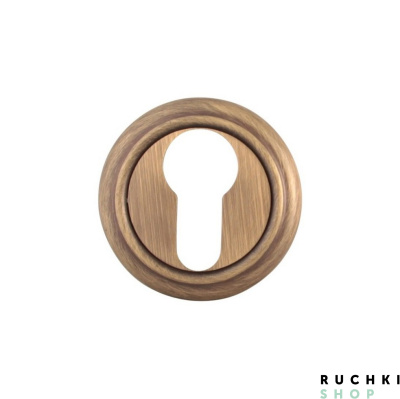 Накладка под цилиндр CUL 50V, Матовая бронза, Melodia