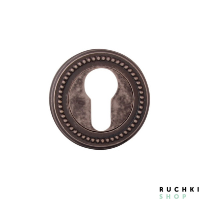 Накладка под цилиндр CUL 50L, Античное серебро, Melodia