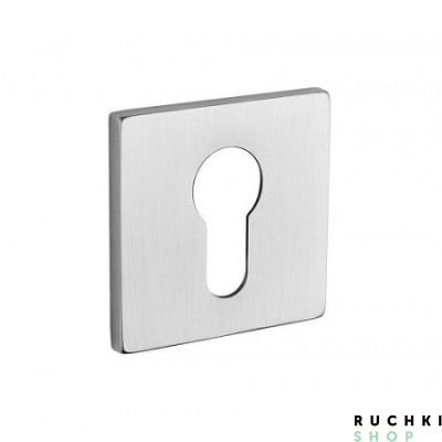 Накладка под цилиндр 4049 5S Q, Матовый хром, Tupai 