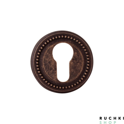 Накладка под цилиндр CUL 50L, Античная бронза, Melodia