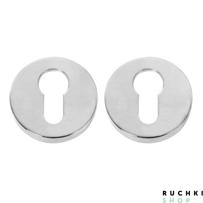 Накладка под цилиндр CD 43, Полированный хром, Colombo