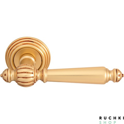 Ручка на розетке 50P MIRELLA (МИРЕЛЛА) 235P, Французское золото, Melodia