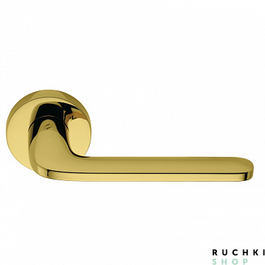 Ручка на розетке ROBOQUATTRO, Полированная латунь, Colombo  