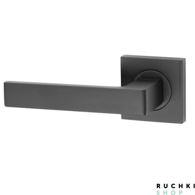 Ручка для межкомнатных дверей Квадра ,черная