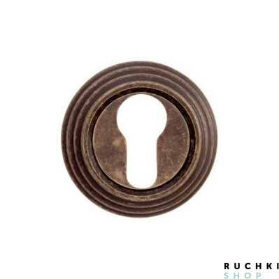 Накладка под цилиндр CUL 50P, Античная бронза, Melodia