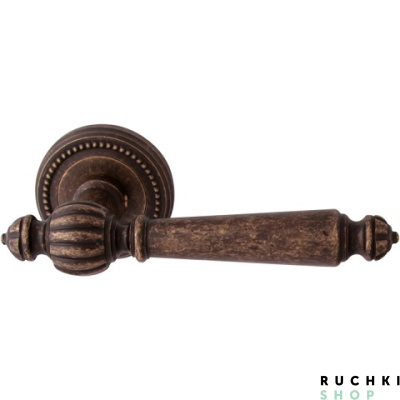 Ручка на розетке 50L MIRELLA (МИРЕЛЛА) 235L, Античная бронза, Melodia 