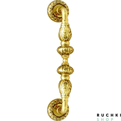 Ручка-скоба 730 GEMINI 300 mm, Полированная латунь, Melodia 