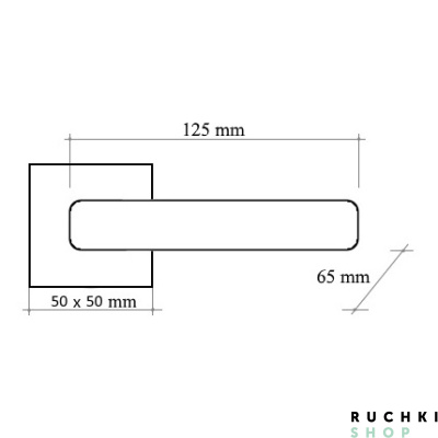 Ручка на розетке 50Z1 CAMILLA 298Z1, Полированный хром, Melodia 