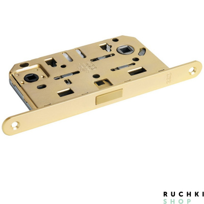 Замок магнитный под завертку WC 96 мм Mediana Polaris, Матовая латунь, AGB 