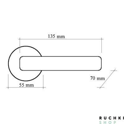 Ручка на розетке 50D NIKE (НАЙК) 246D, Античное серебро, Melodia 