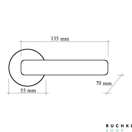 Ручка на розетке 50D NIKE (НАЙК) 246D, Античное серебро, Melodia 