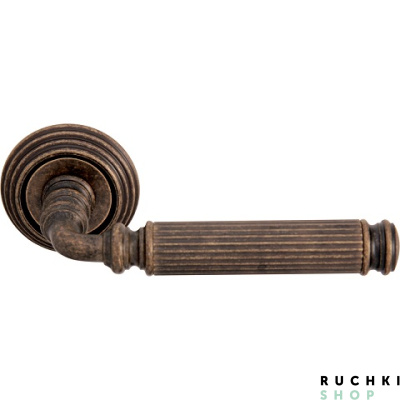 Ручка на розетке 50P RANIA (РАНЬЯ) 290P, Античная бронза, Melodia 