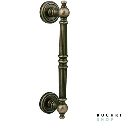 Ручка скоба 702 VERONICA 260 mm, Античное серебро, Melodia