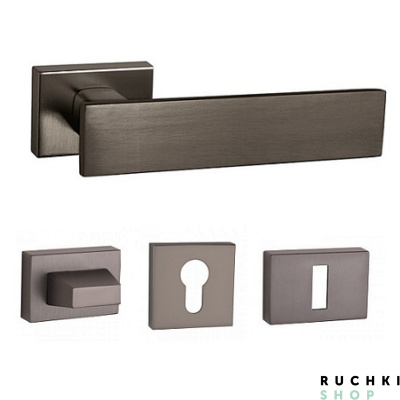 Фото 2730 Тупай титан с фиксатором и накладкой на ключевой цилиндр