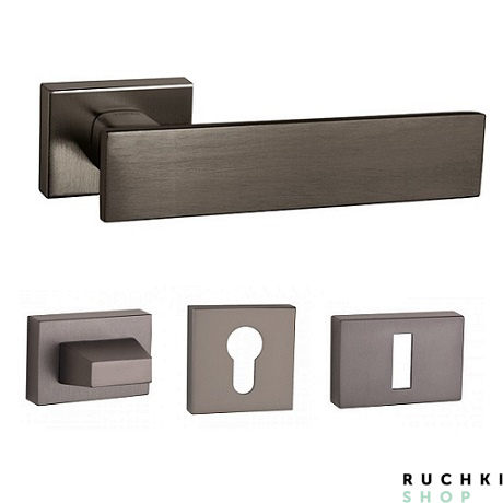 Фото 2730 Тупай титан с фиксатором и накладкой на ключевой цилиндр