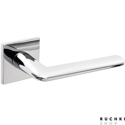 Ручка на розетке ELIPTICA 3098 5S Q, Полированный хром, Tupai