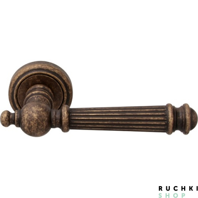 Ручка на розетке 50V VERONICA (ВЕРОНИКА) 102V, Античная бронза, Melodia 