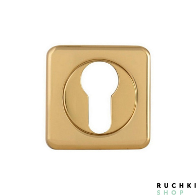 Накладка под цилиндр CUL 50Z1, Полированная латунь, Melodia