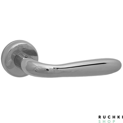 Ручка на розетке ROBOT (Робот), Полированный хром, Colombo 