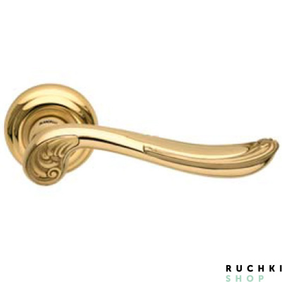 Ручка на розетке LORD,  Матовая латунь, Mandelli