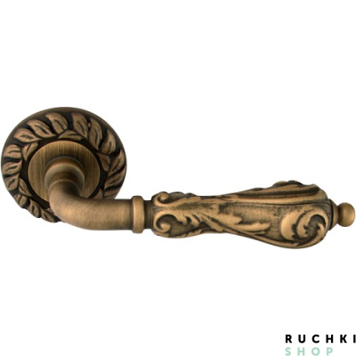 Ручка на розетке 60mm LIBRA 229, Матовая бронза, Melodia