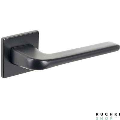 Ручка на квадратной розетке 4007 5S Q в цвете Черный матовый отTupai