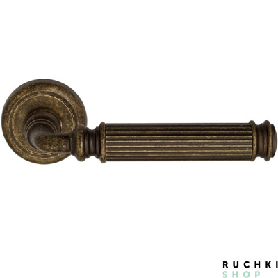 Ручка на розетке MOSCA D1, Античная бронза, Venezia