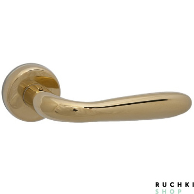 Ручка на розетке ROBOT (Робот), Полированная латунь, Colombo 