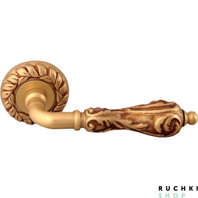 Ручка на розетке 60mm LIBRA 229, Французское золото, Melodia 