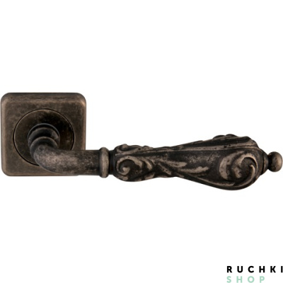 Ручка на розетке 50Z1 LIBRA 229Z1, Античное серебро, Melodia