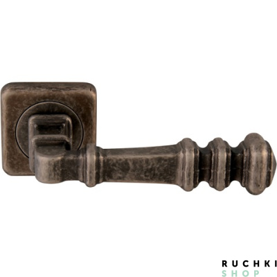 Ручка на розетке 50Z1 ZARA 299Z1, Античное серебро, Melodia 