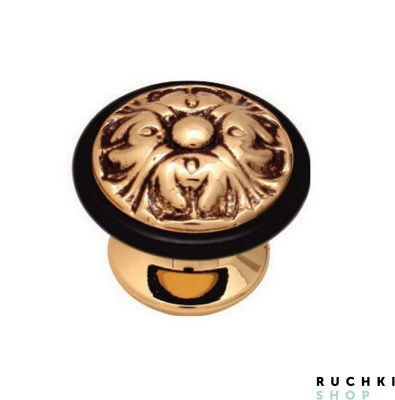 Ограничитель дверной 8010, Золото 24 Карата + коричневый, Class 