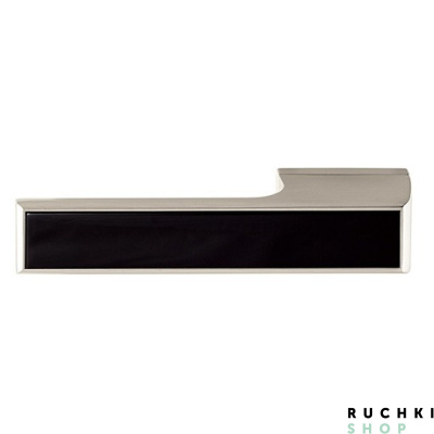 ручка для дверей 3089 никель матовый черный глянец Тупай