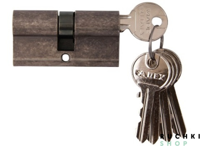 Цилиндр 70мм (35-35) ключ/ключ, Античное серебро, Melodia