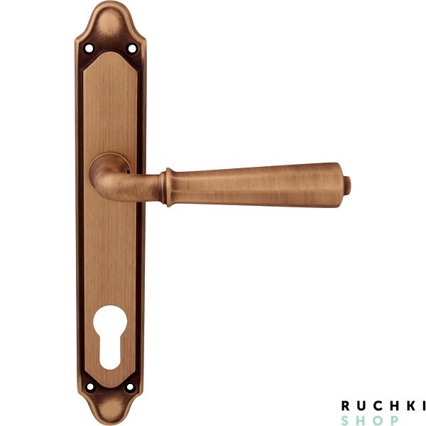 Дверная ручка на планке DENVER 424/158, Матовая бронза, Melodia 