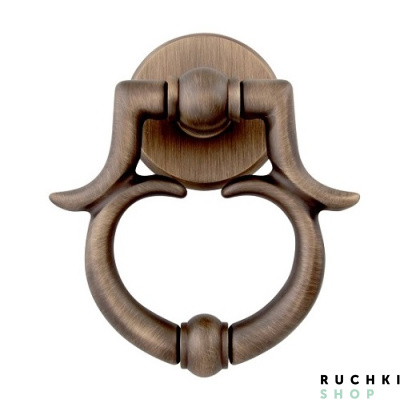 Ручка-гонг BAROCCO 145*170 мм, Бронза матовая, Melodia 