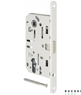 Замок магнитный под цилиндр 85 мм Mediana Polaris, белый, AGB