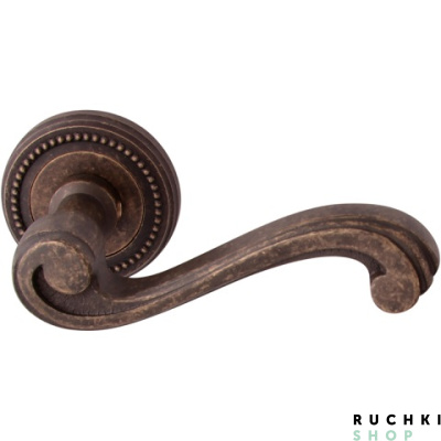 Ручка на розетке 50L CAGLIARI (КАЛЬЯРИ) 225L, Античная бронза, Melodia