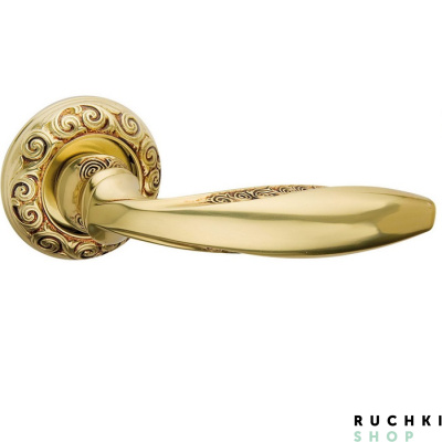 Ручка на розетке ANNA, Французское золото, Fimet 