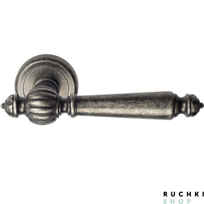 Ручка на розетке PELLESTRINA D1, Античное серебро, Venezia