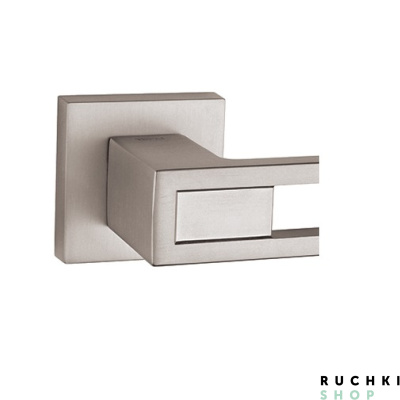 квадратная розетка 2737 в цвете никель матовый