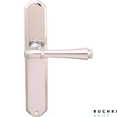 Дверная ручка на планке TAKO 245/131, Полированный хром Melodia 