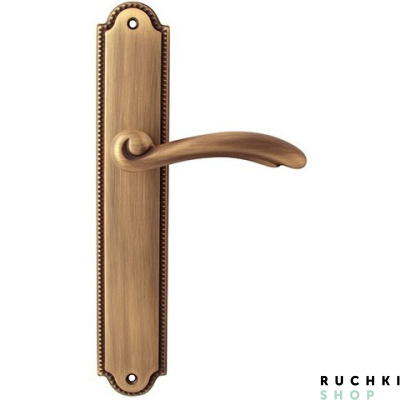 Дверная ручка на планке FIRENZE 458/458, Матовая бронза, Melodia