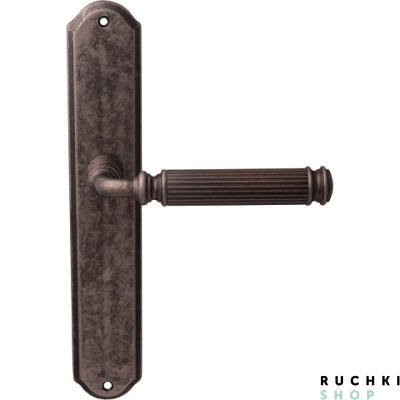 Дверная ручка на планке RANJA 290/131, Античное серебро, Melodia 